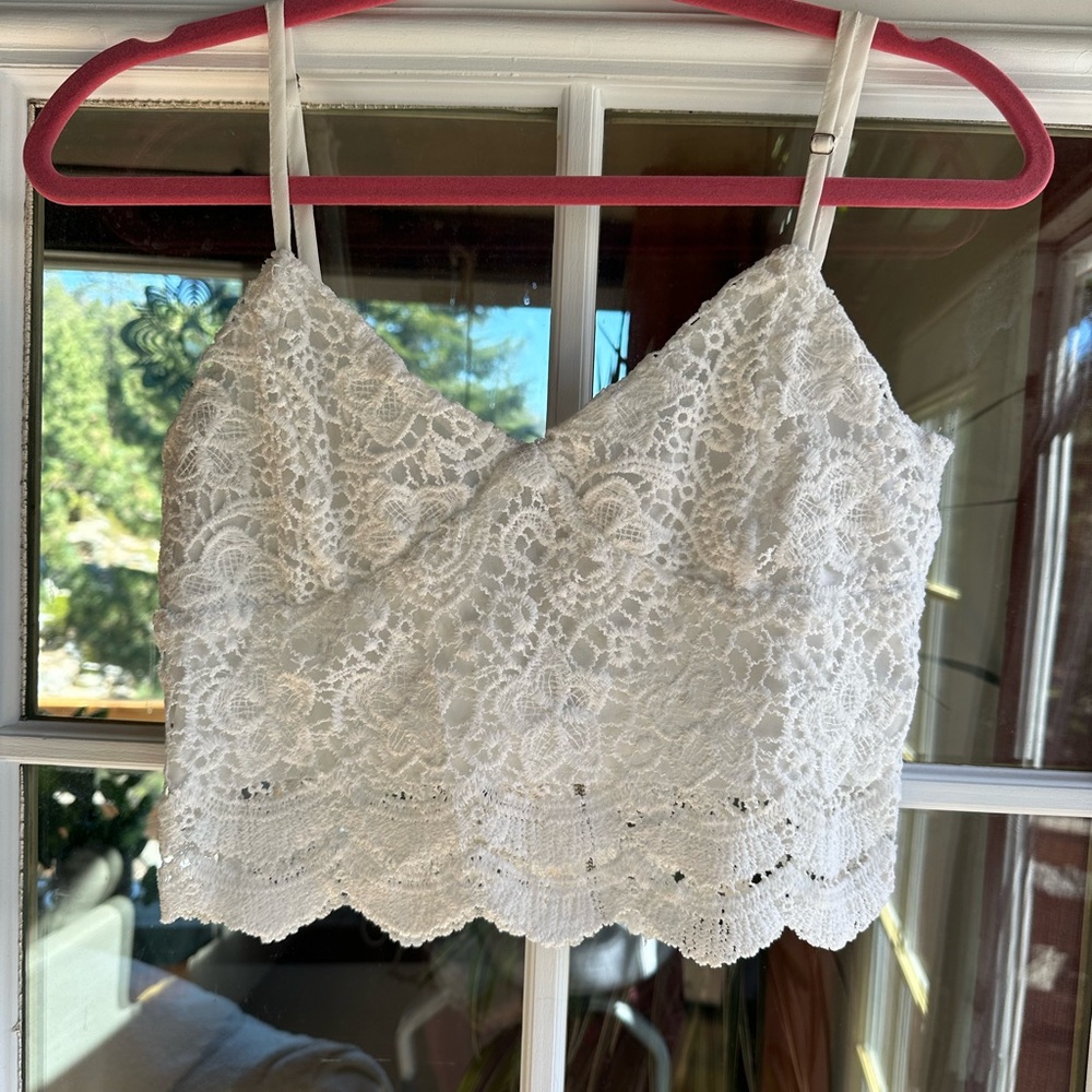 Lace tank top